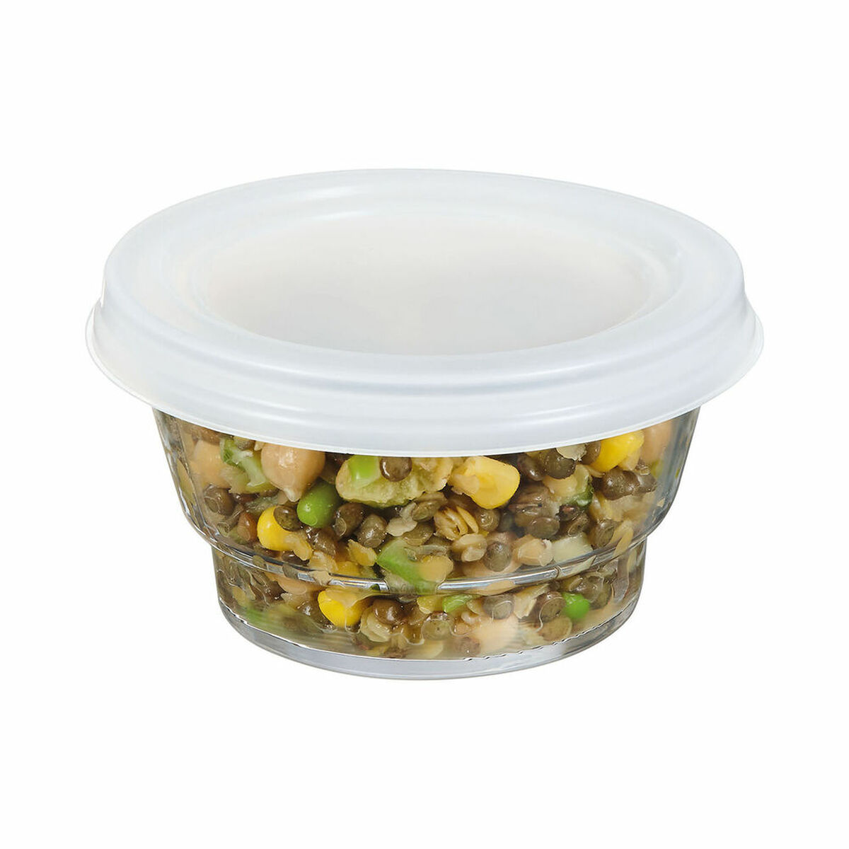 Salladsskål Arcoroc Urban Med lock Glas Dvobarvna (0,37 L) - 9