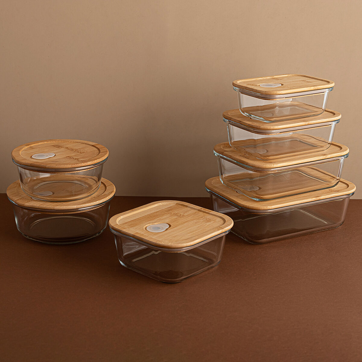 Lunchlåda Bidasoa Miplaneta 640 ml Transparent Glas - 3