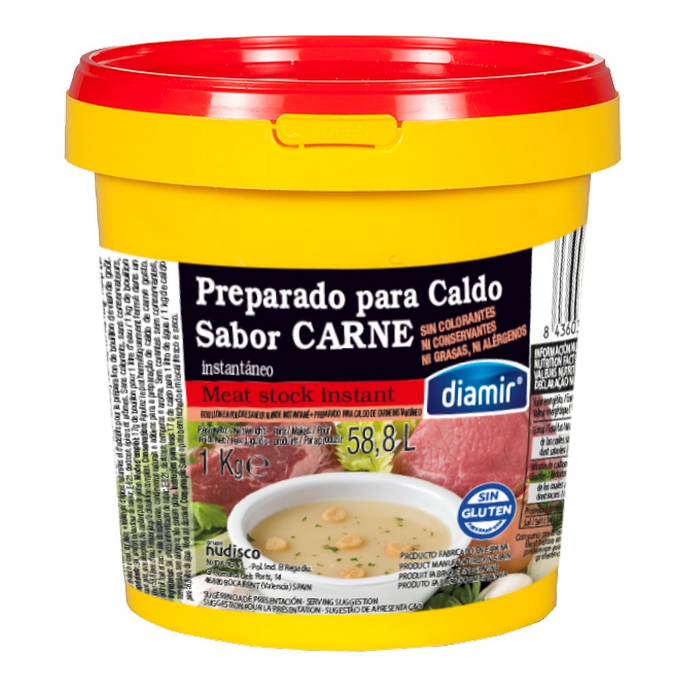 Buljong Diamir Pulveriserad Kött (1 Kg)