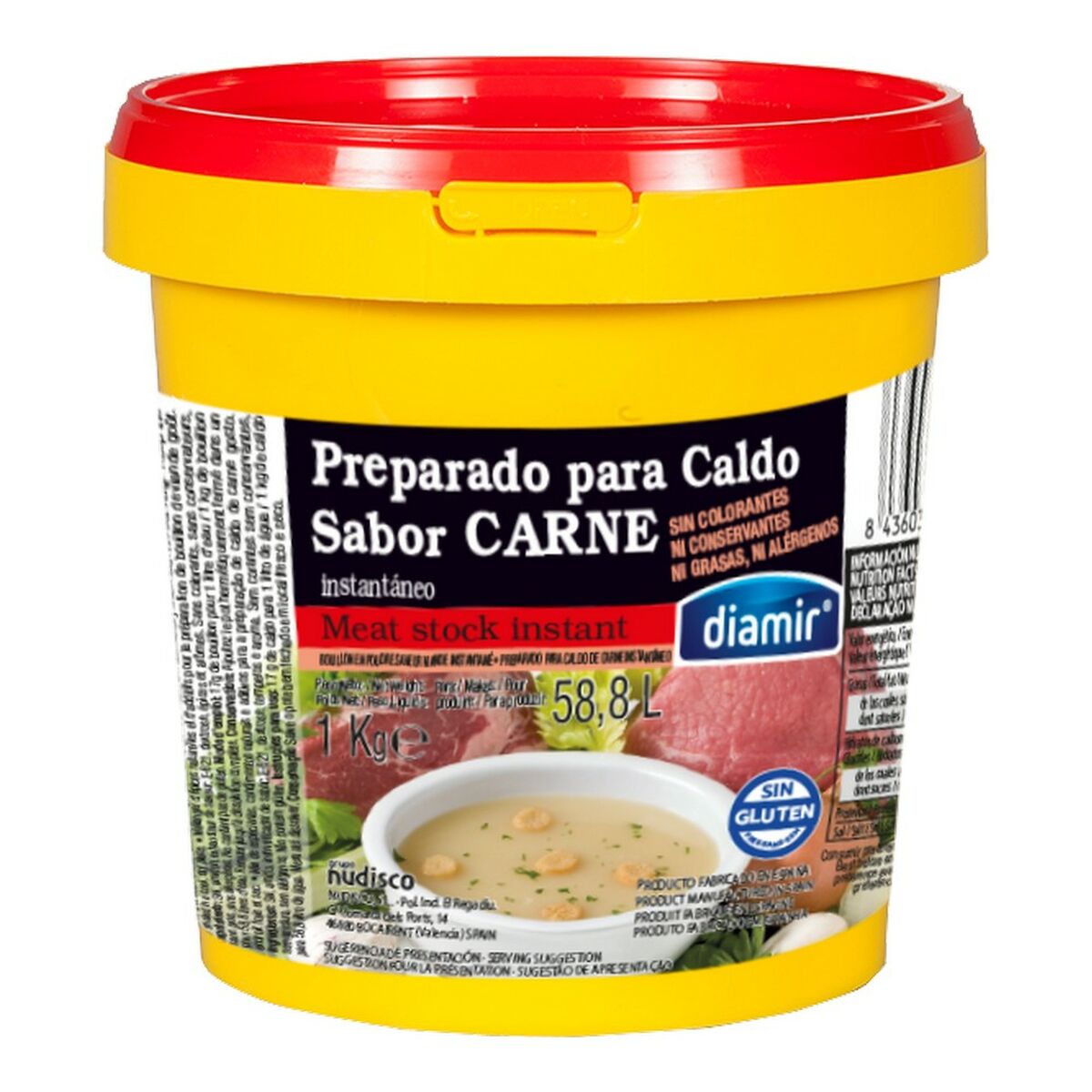 Buljong Diamir Pulveriserad Kött (1 Kg) - 2