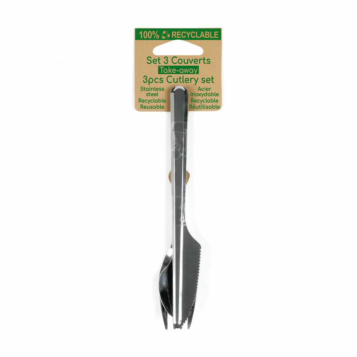 Bestickset Amefa Metall Stål (3 pcs) - 2