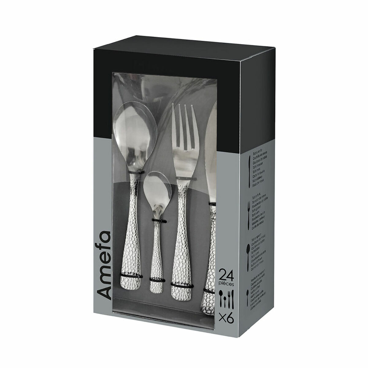 Bestick Amefa Tam Tam Metall Stål (24 pcs) - 2