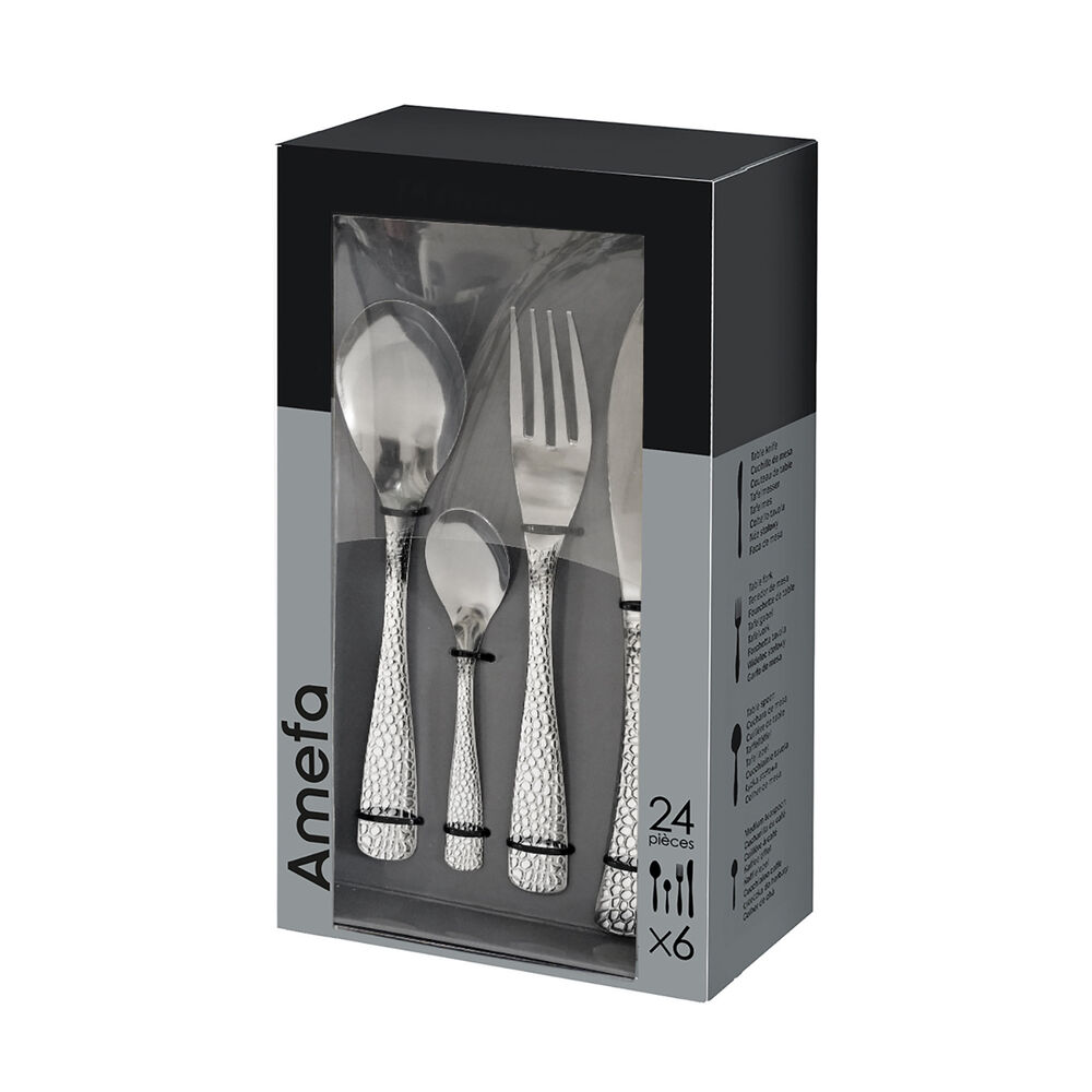 Bestick Amefa Tam Tam Metall Stål (24 pcs)