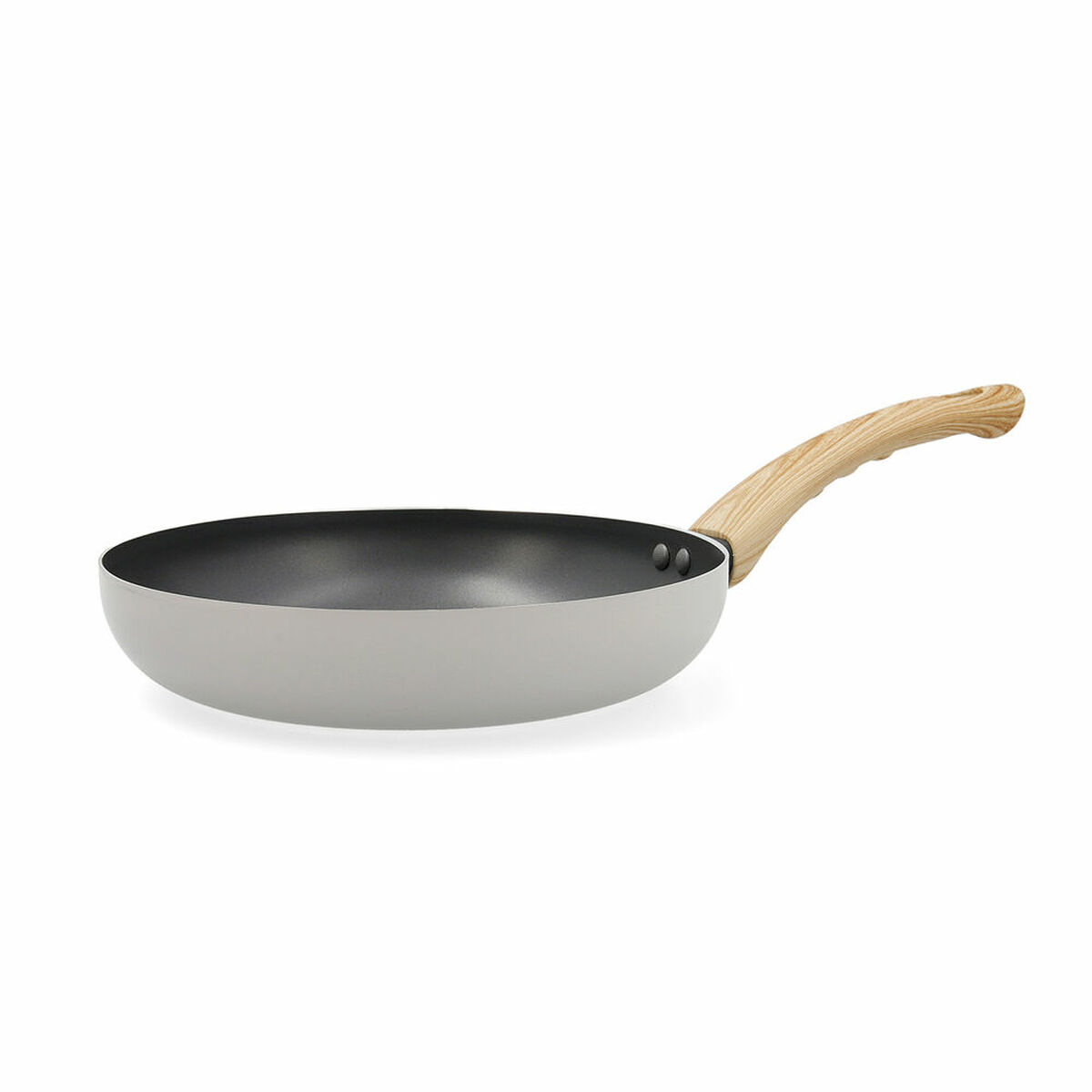 Stekpanna Quid Moss Stämplad aluminium Grå Metall (24,5 cm) - 7