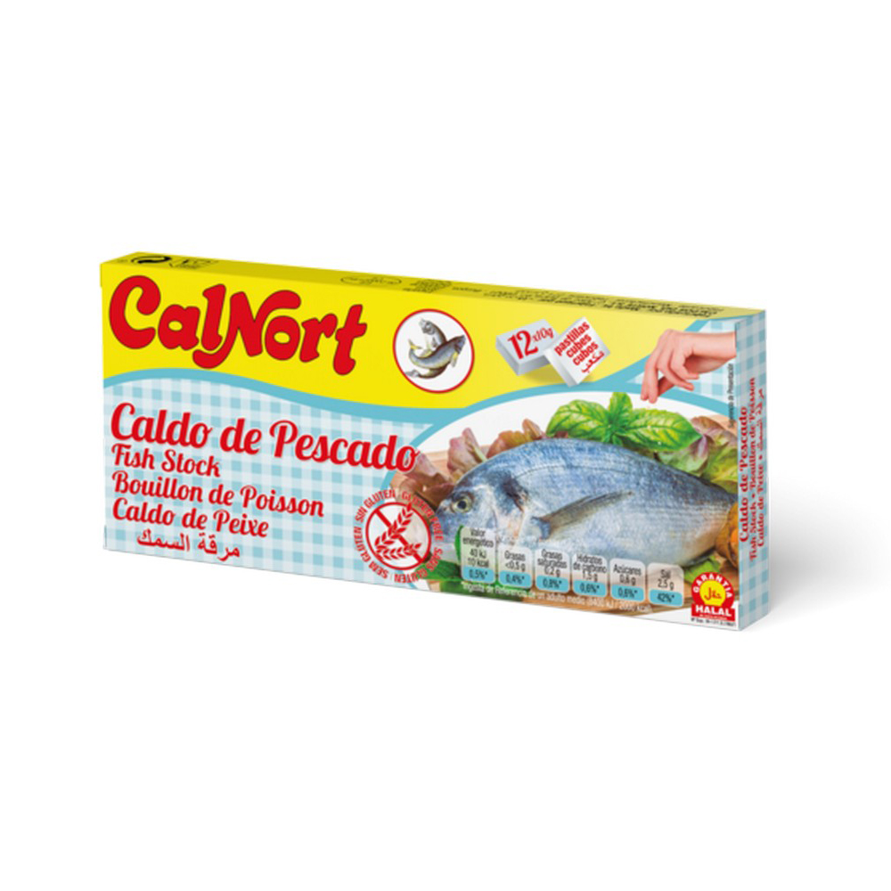Buljong Calnort Fisk (12 uds)