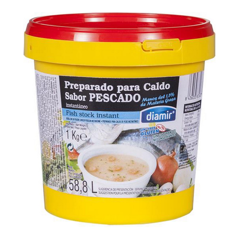 Buljong Diamir Pulveriserad Fisk (1 Kg)