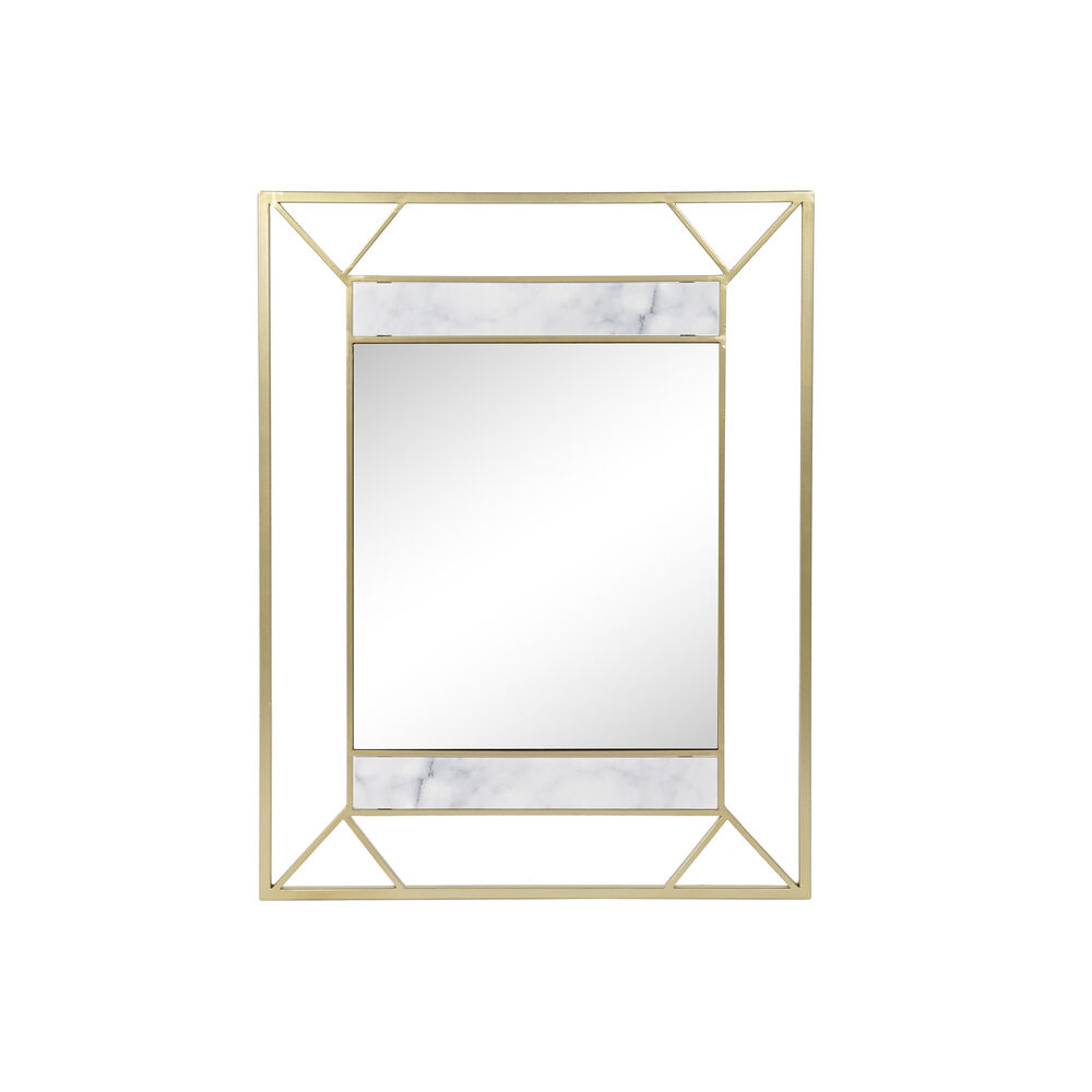Väggspegel DKD Home Decor 60 x 1,5 x 80 cm Gyllene (Renoverade A)