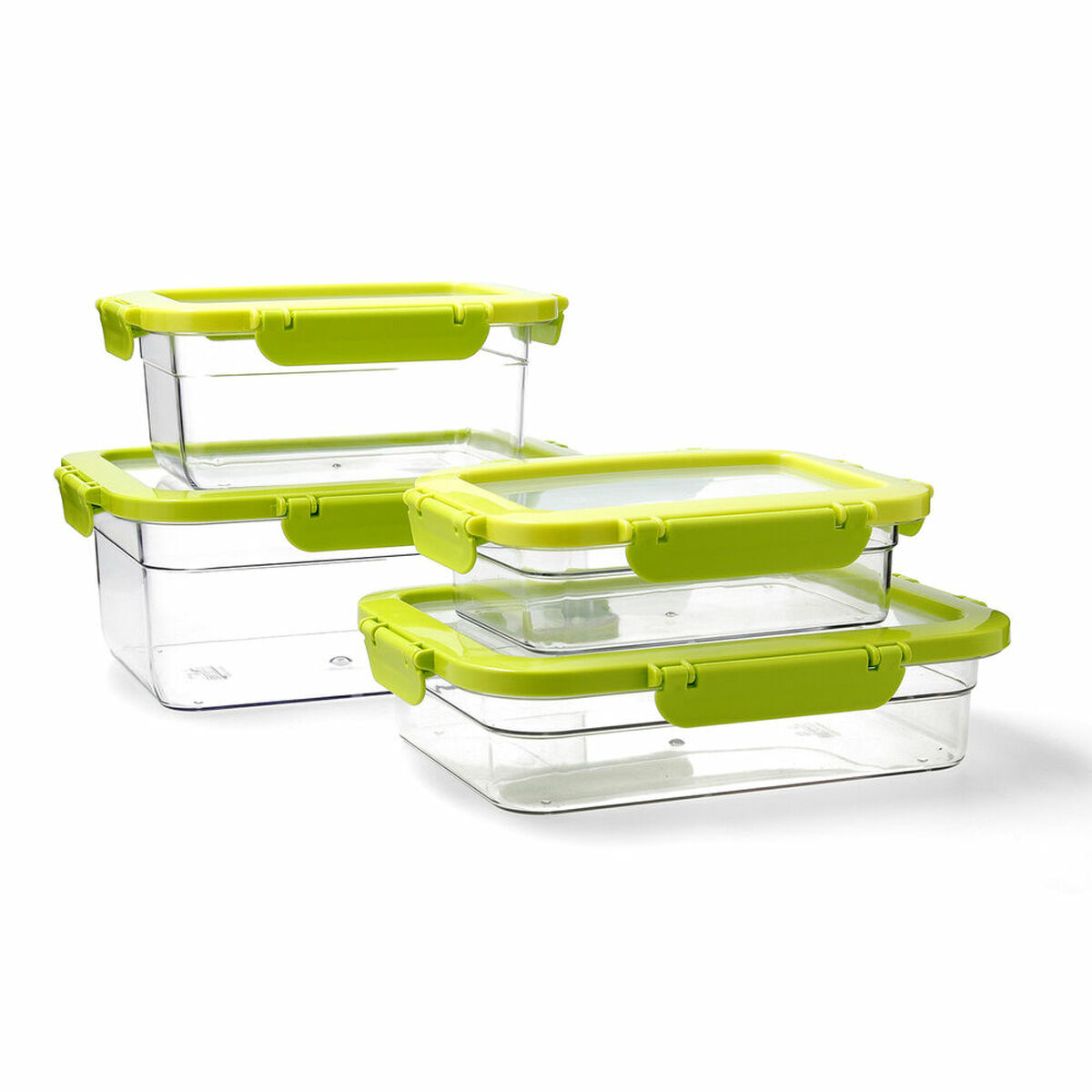 Lunchlåda Quid Samba Grön Plast (1,3 L) - 4