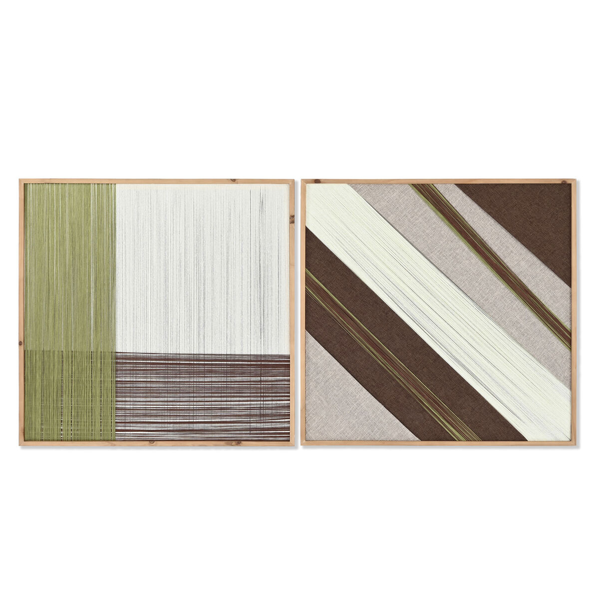 Kanvas Home ESPRIT Urban 80 x 3 x 80 cm (2 antal)