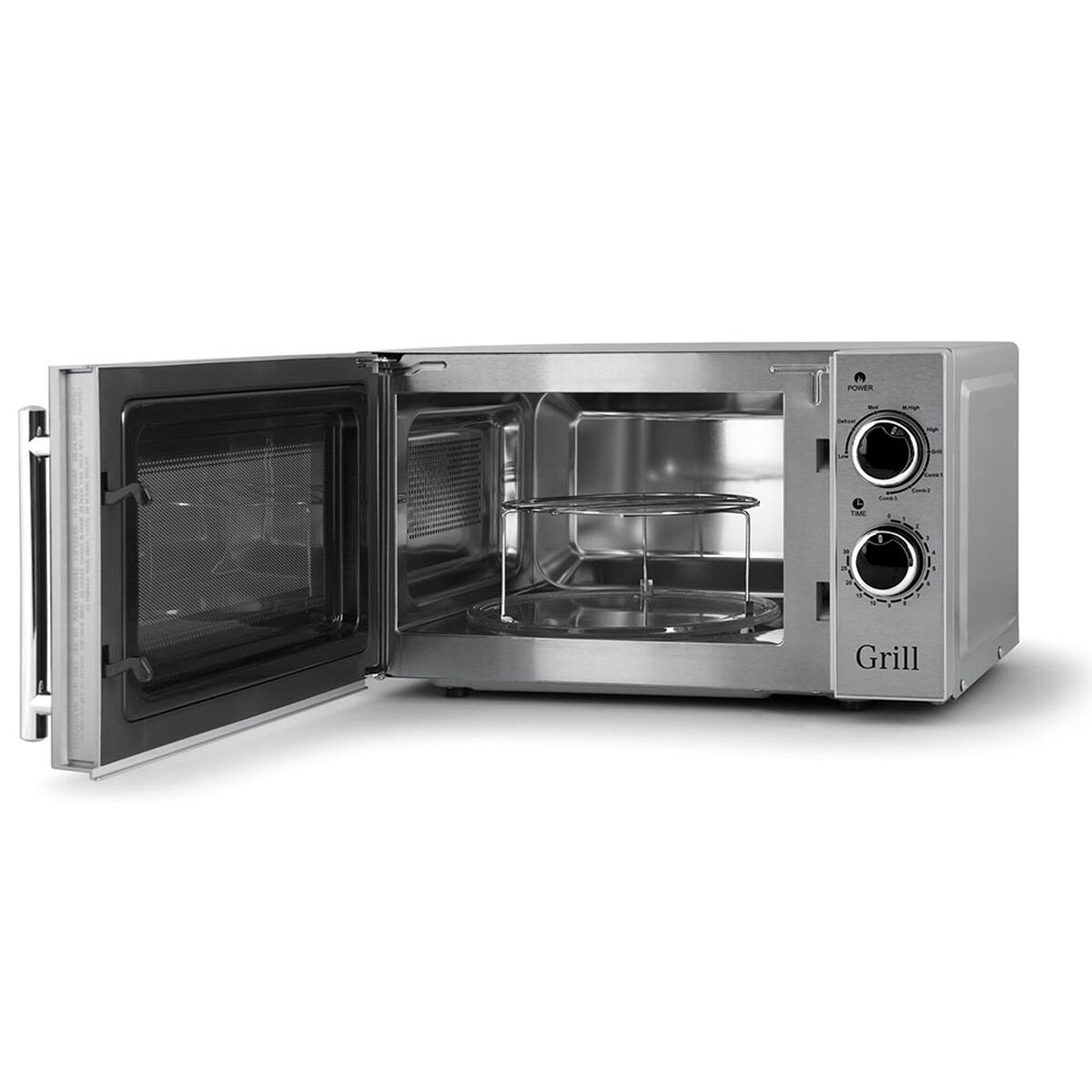 Mikrovågsugnen Orbegozo MIG 2550 20 L 700W Svart/Silvrig 700 W 20 L - 2