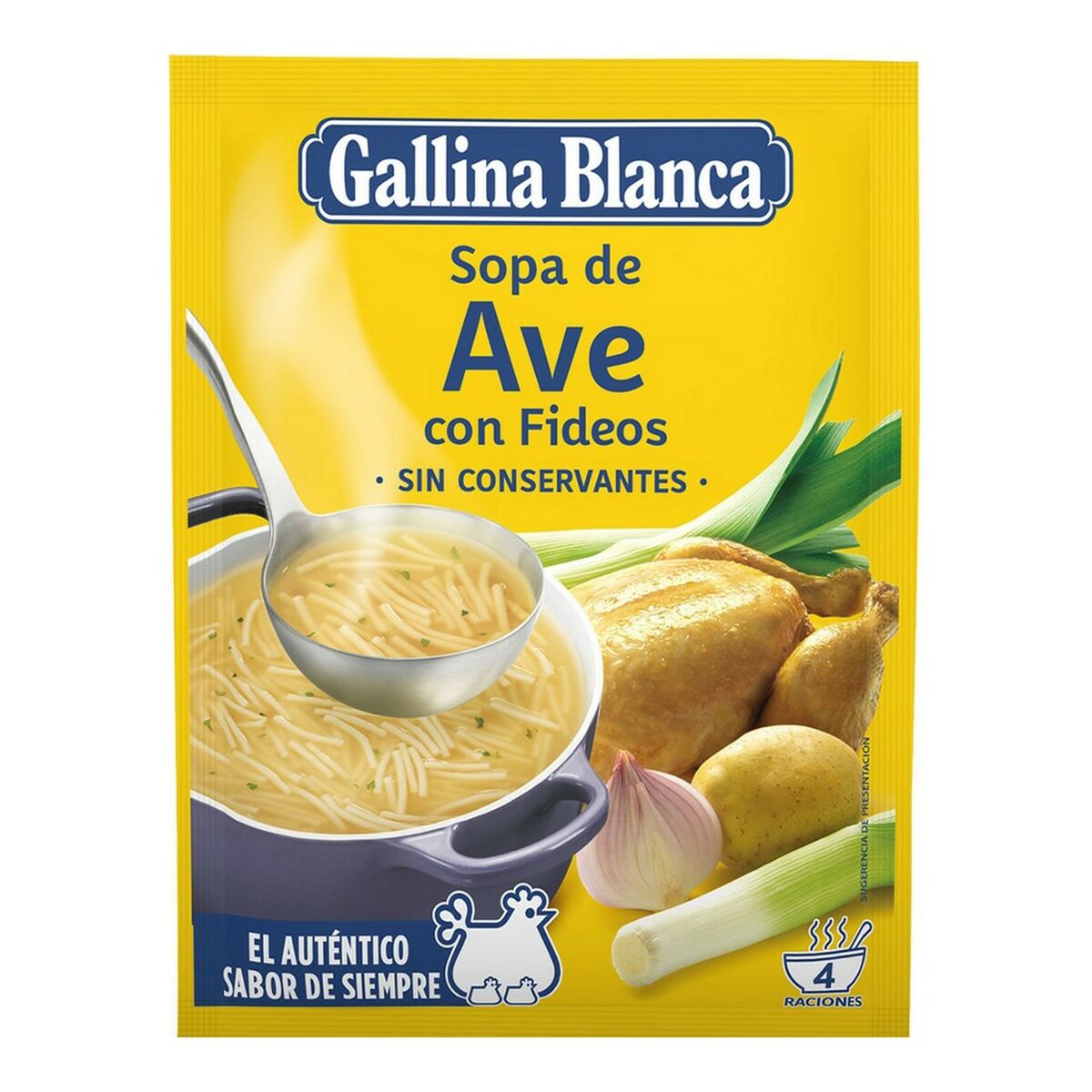 Soppa Gallina Blanca Kyckling Nudlor (76 g) - 2