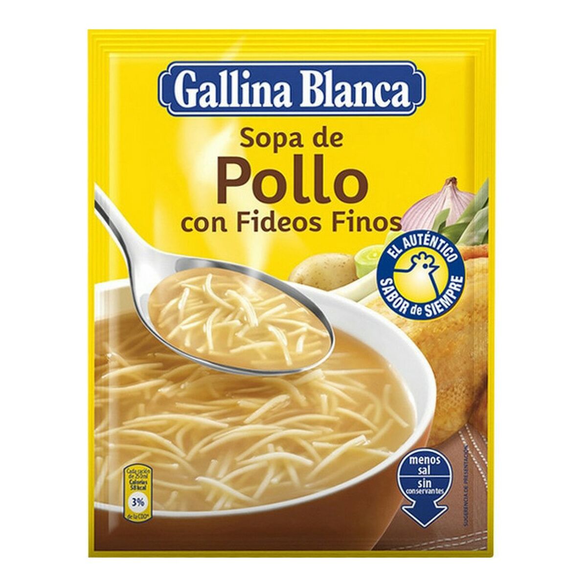 Soppa Gallina Blanca Kyckling Nudlor (71 g) - 2