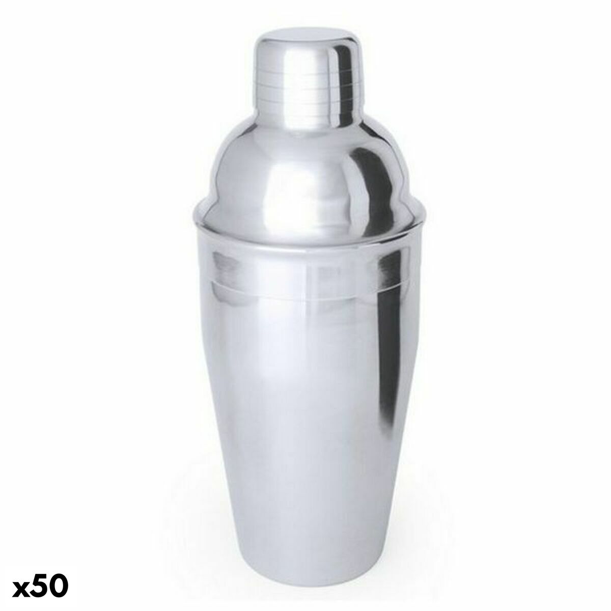Cocktail shaker 145689 550 ml (50 antal), Välj alternativ: Rostfritt stål