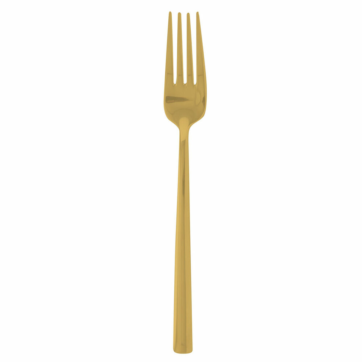 Gaffel Bidasoa Ikonic Metall Guld 12 antal - 2