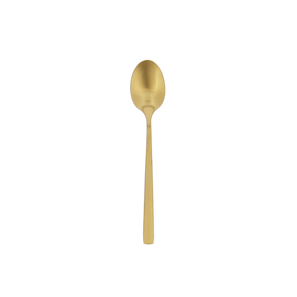 Kaffesked Bidasoa Ikonic Metall Guld 12 antal