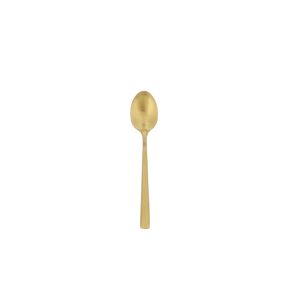 Kaffesked Bidasoa Ikonic Metall Guld 12 antal