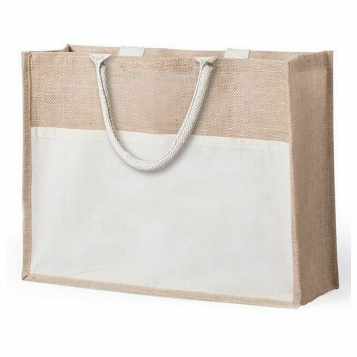 Påse i jute 145725 Naturell (10 antal), Färg: Naturlig - 2