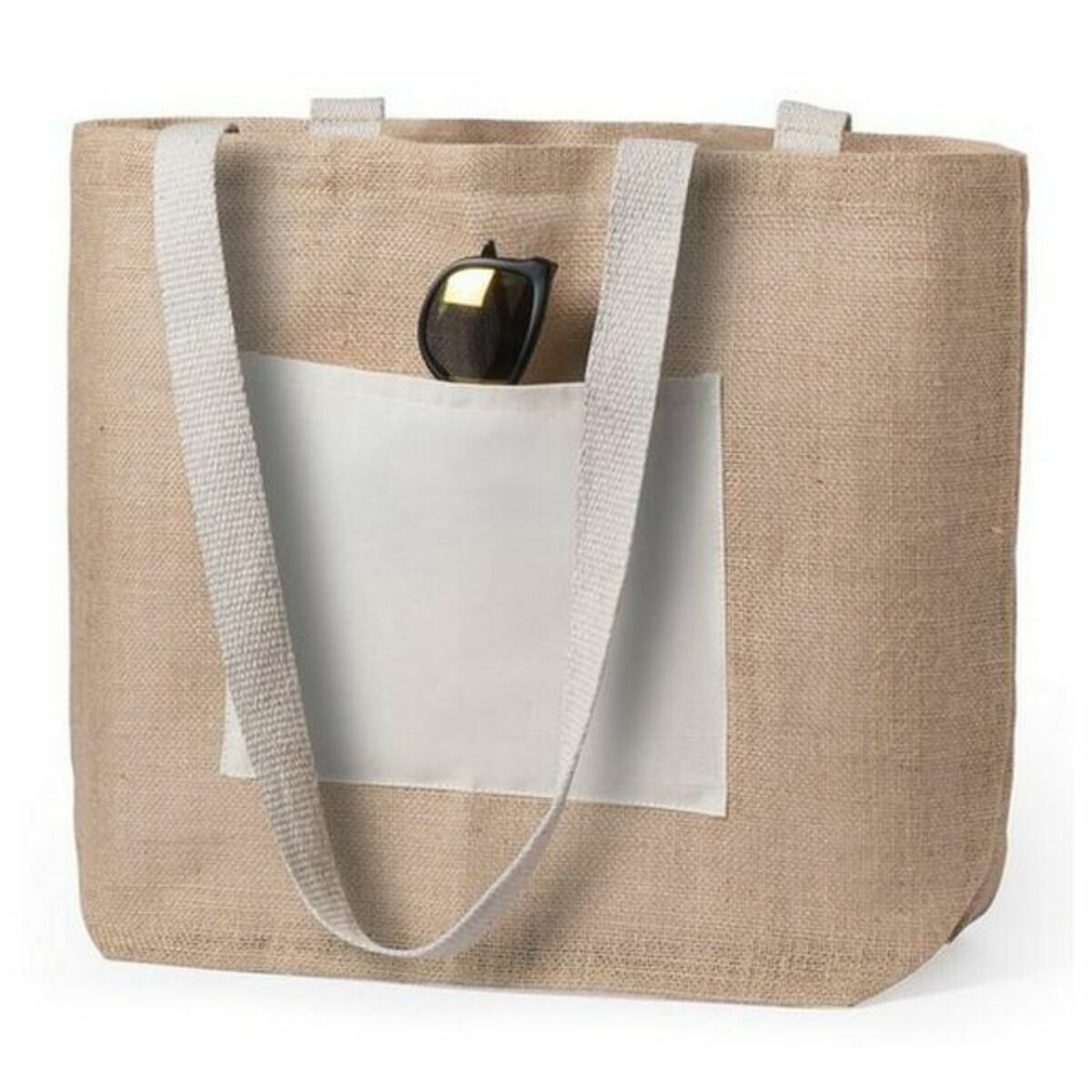 Påse i jute 145726 Jute (10 antal), Färg: Naturlig - 2