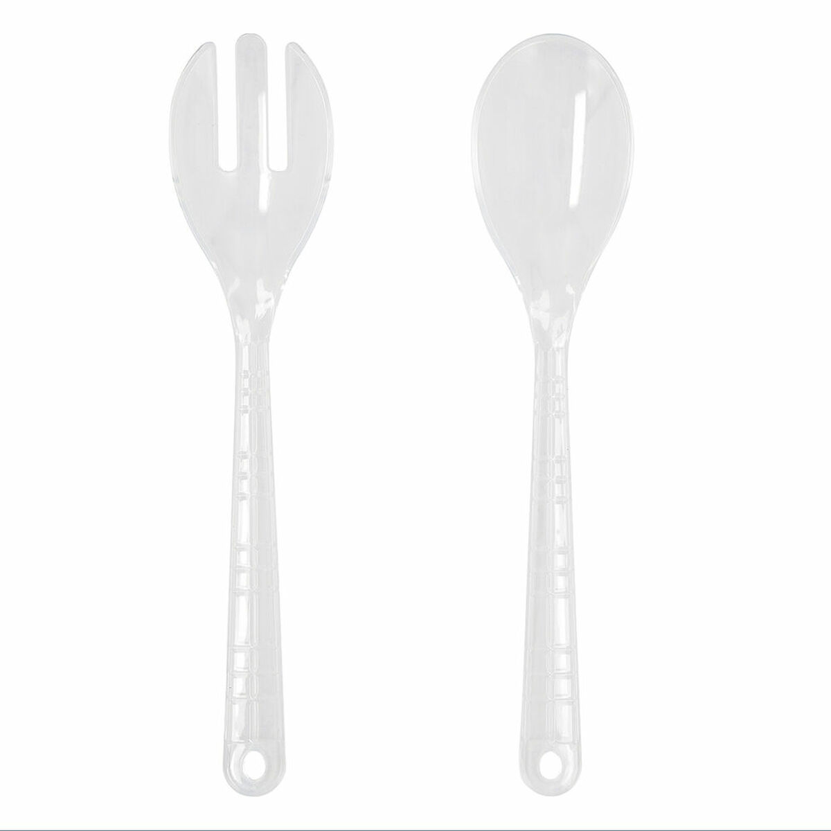 Salladsbestick Quid Viba Transparent Plast (28 x 6 x 0,5 cm) (2 pcs) - 2