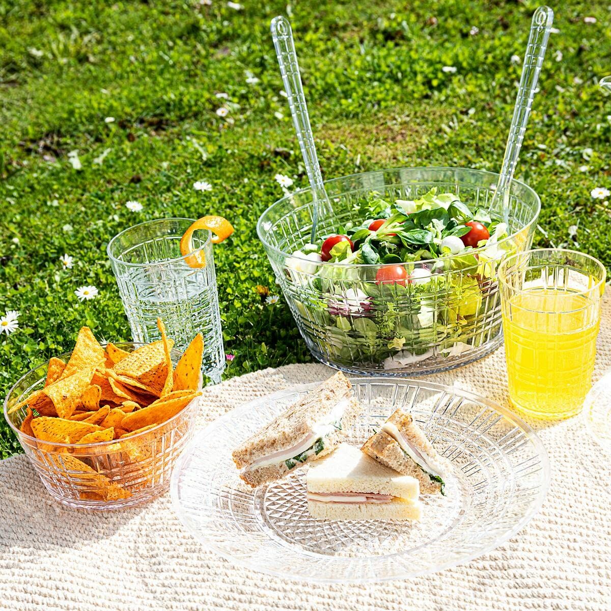Salladsbestick Quid Viba Transparent Plast (28 x 6 x 0,5 cm) (2 pcs) - 3