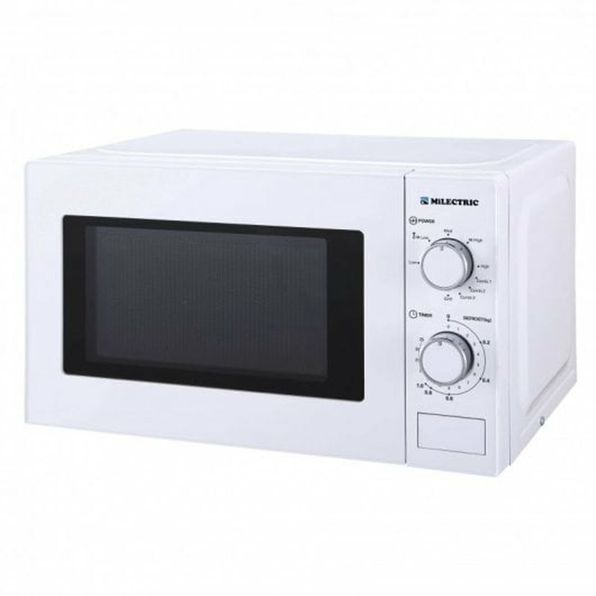 Mikrovågsugn med Grill Milectric MIW-20LB Vit 20 L