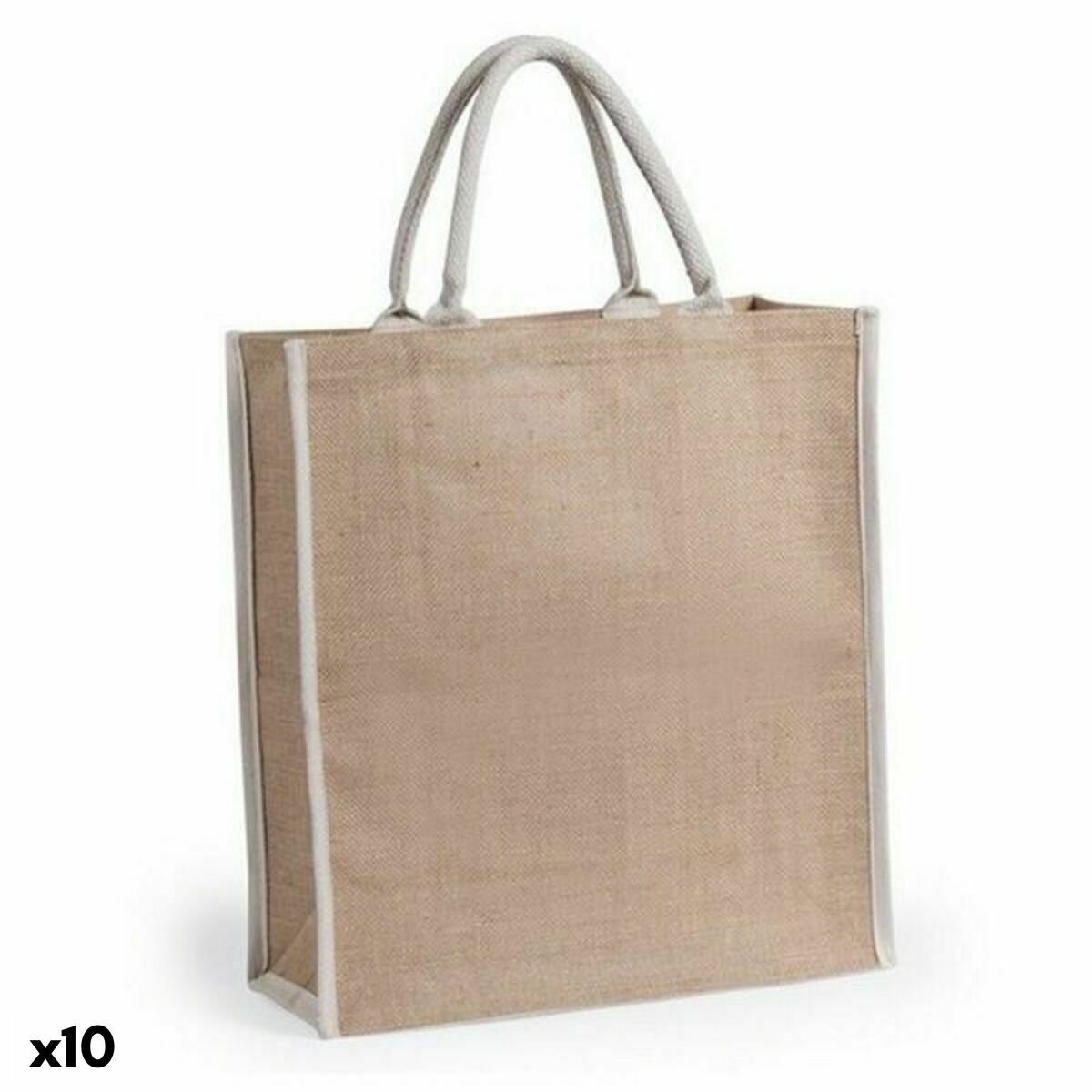 Påse i jute 145736 Naturell (10 antal), Färg: Naturlig