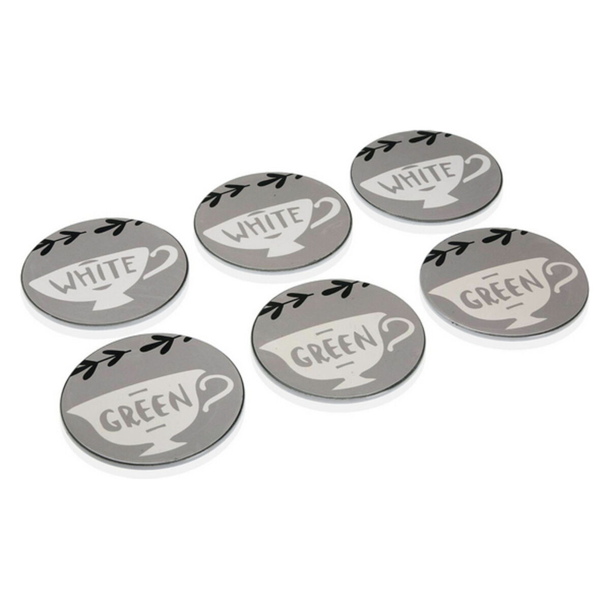 Underlägg Versa (6 Delar) (11 x 4,5 x 11 cm) (6 pcs) - 3