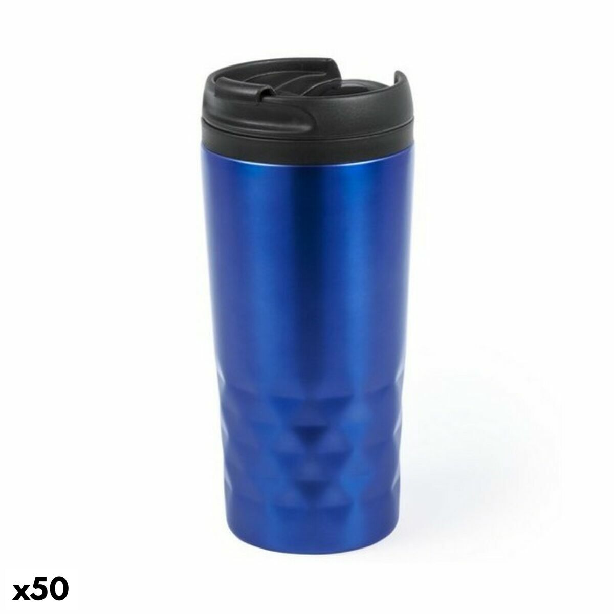 Glas med lock Top Can Cap 145806 310 ml (50 antal), Färg: Silvrig