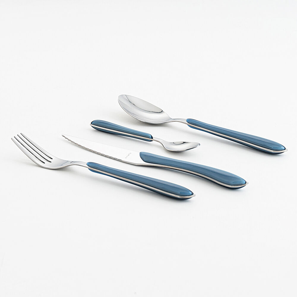 Bestick Amefa Eclat Marinblå Metall (24 pcs) - 3
