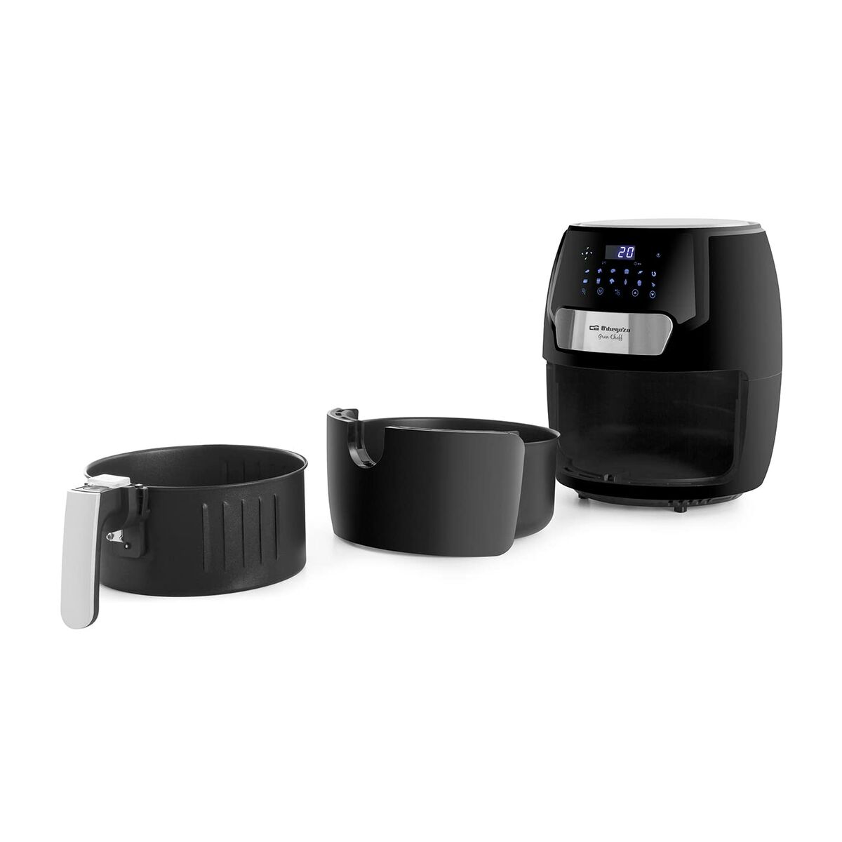 Oljefri Fritös Orbegozo FDR65 Svart 1500 W 4 L - 3