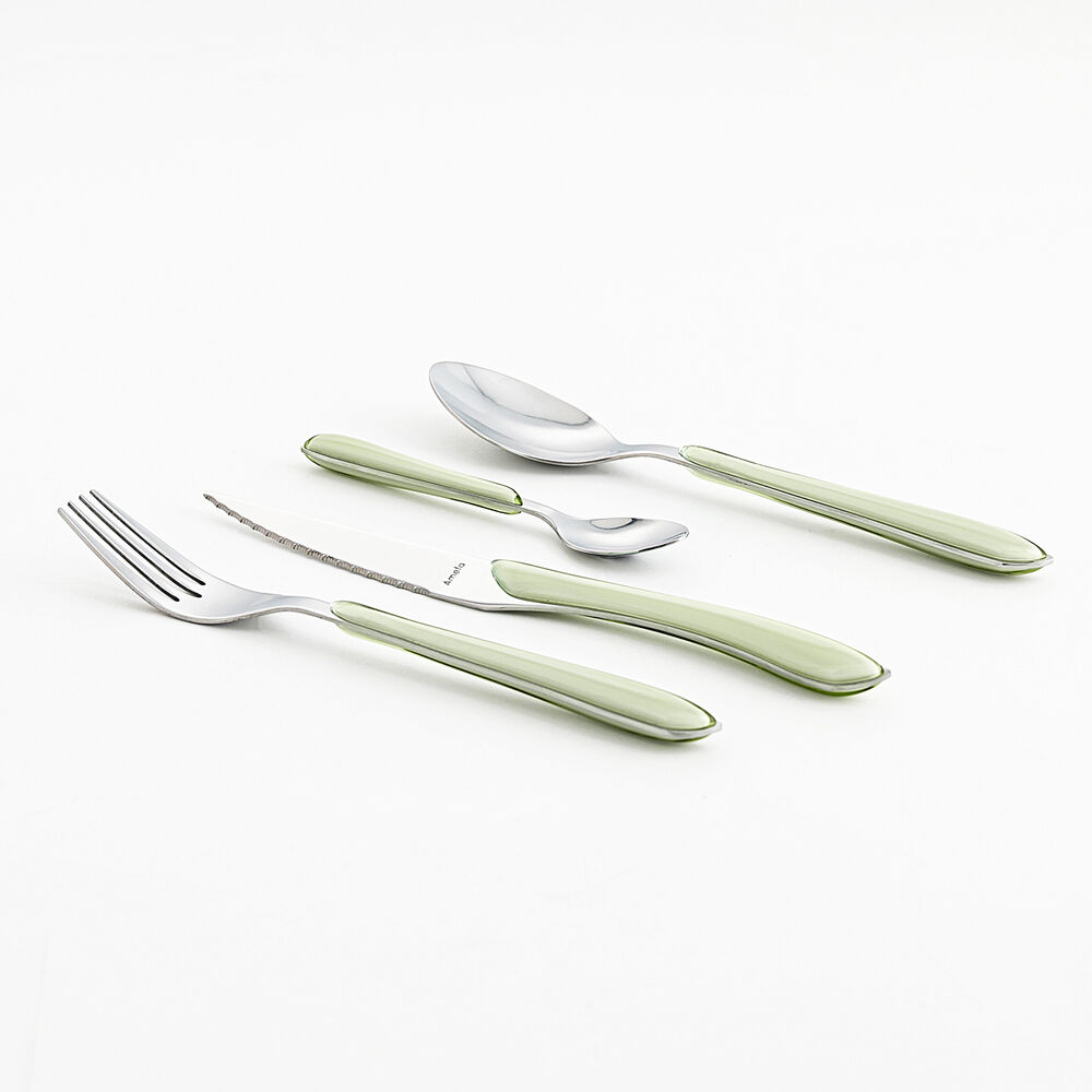 Bestick Amefa Eclat Grön Metall (24 pcs) - 2