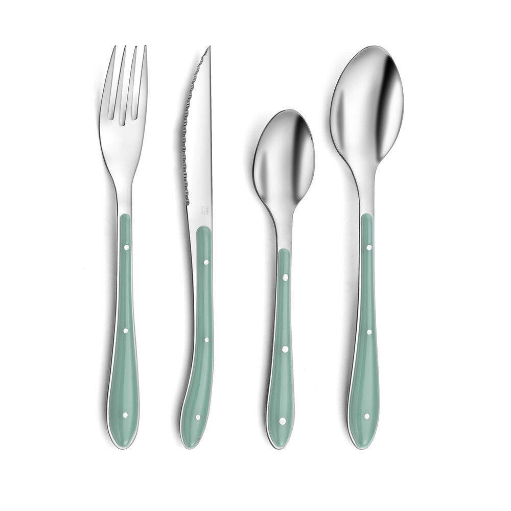 Bestick Amefa Bistro Grön Metall (24 pcs)