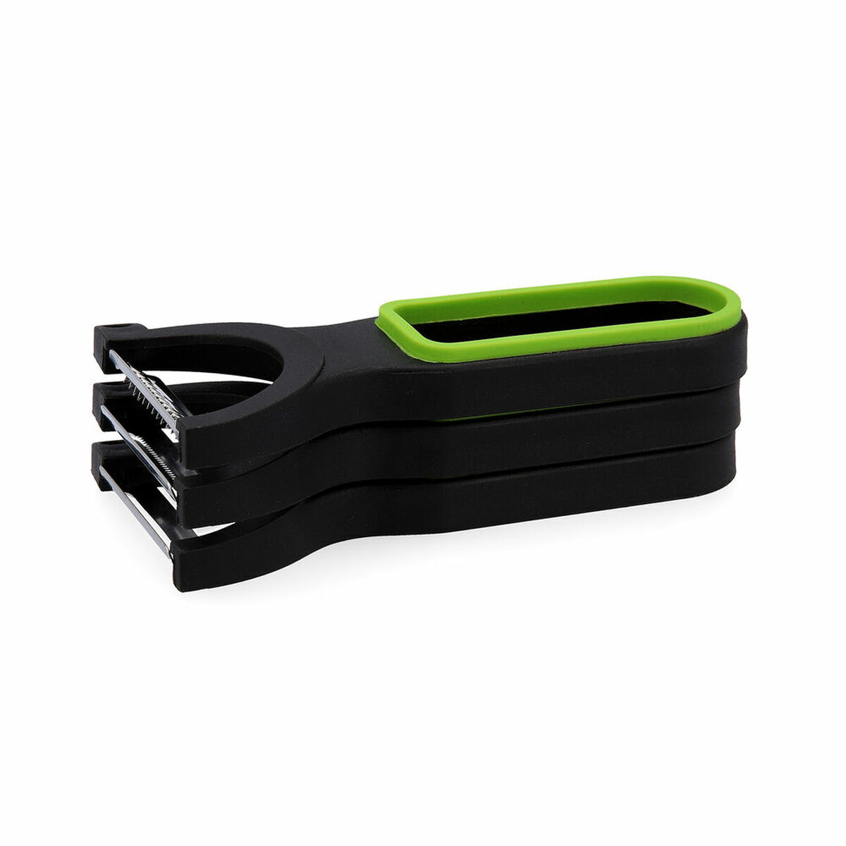 Frukt- och grönsaksskalare Quid Veggy Metall Grön (3 antal) (19 x 10 x 5 cm) - 7