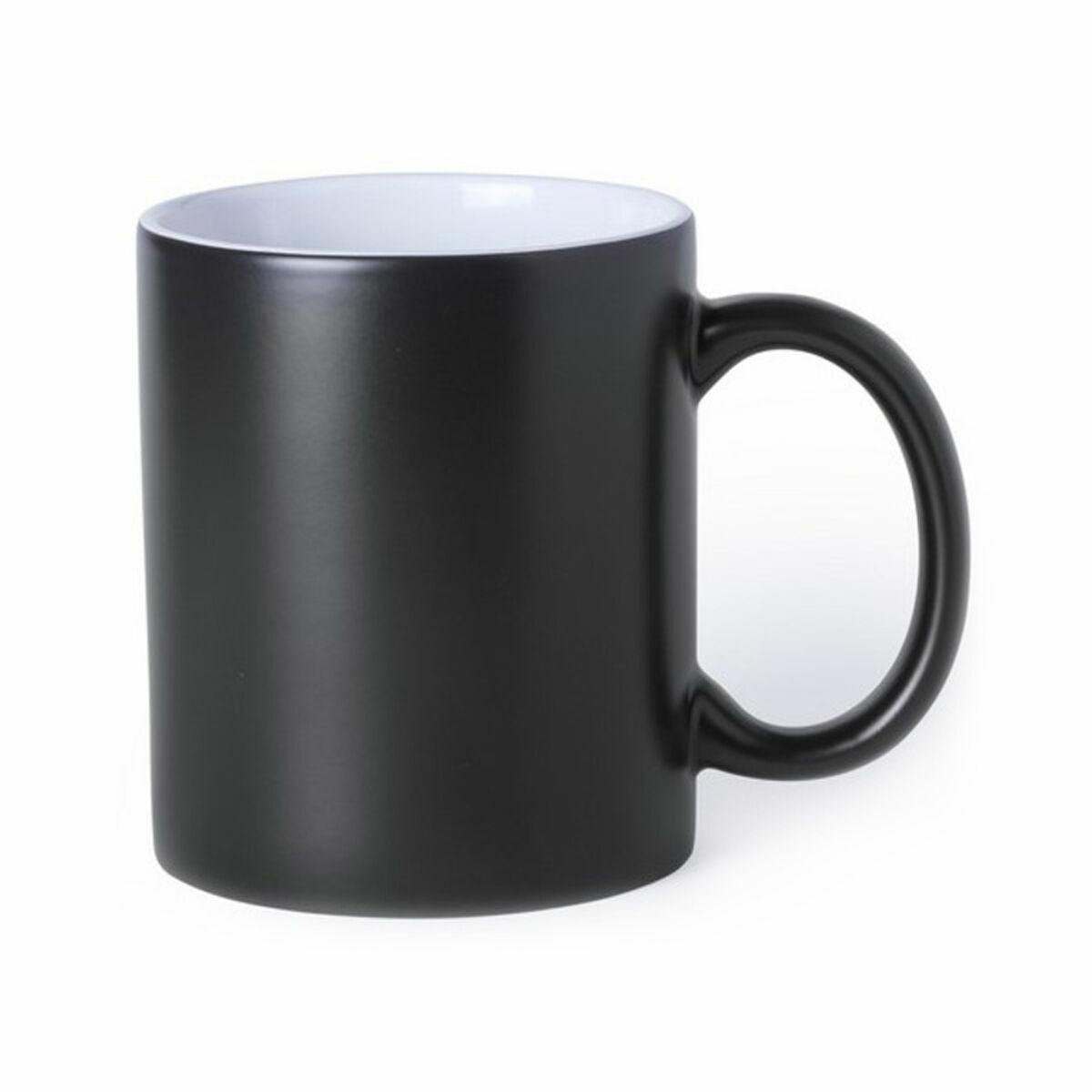 Keramikmugg 145837 Dvobarvna Svart (350 ml) (36 antal), Färg: Svart - 2