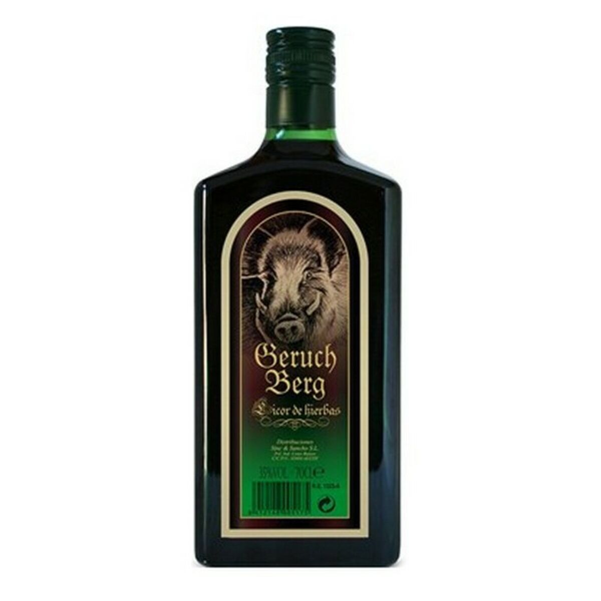 Örtlikör Geruch Berg Lakrits, anis, ingefära och enbär Med örter (70 cl)