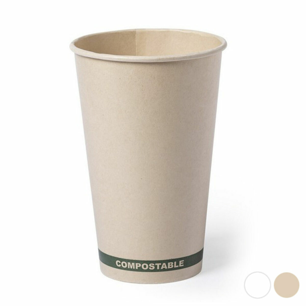 Glas Vintage Coconut 146161 (500 ml) (50 antal), Färg: Vit - 3