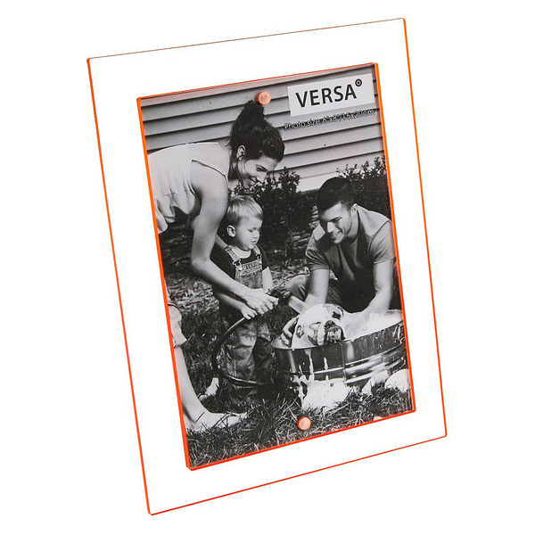Fotoramar Metall polypropen Orange, Mått: 10 x 15 cm - 2