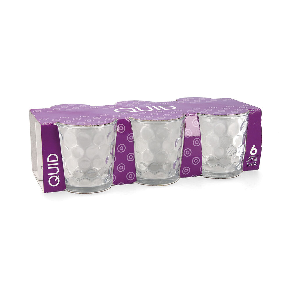 Glasset Quid Kata Transparent Glas 6 Delar 260 ml - 2