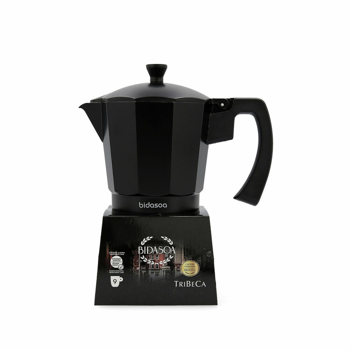 Italiensk Kaffepanna Bidasoa Tribeca Stål 9 Koppar Metall - 4