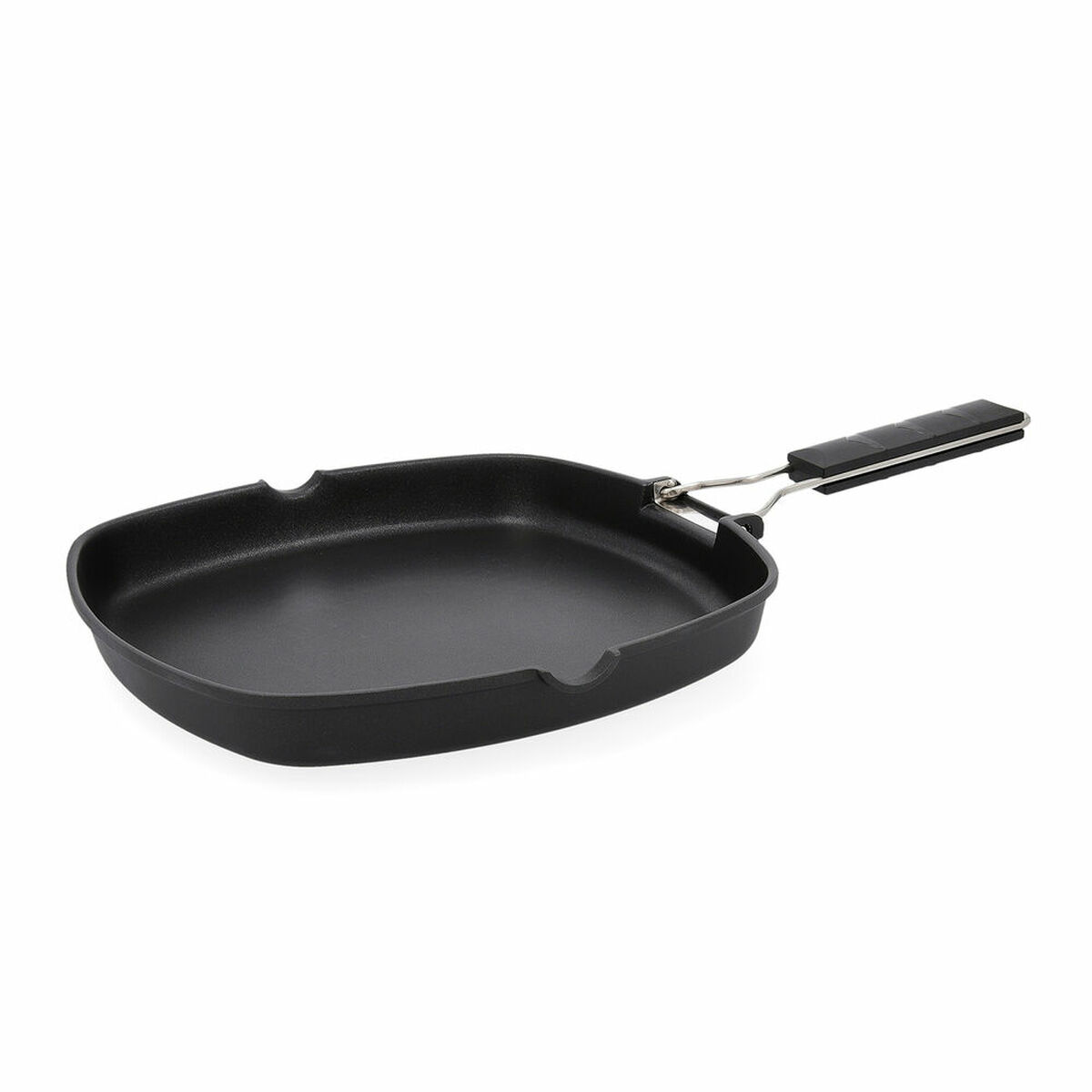 Slät stekpanna Quid Ebano Svart Metall (28 cm) - 4