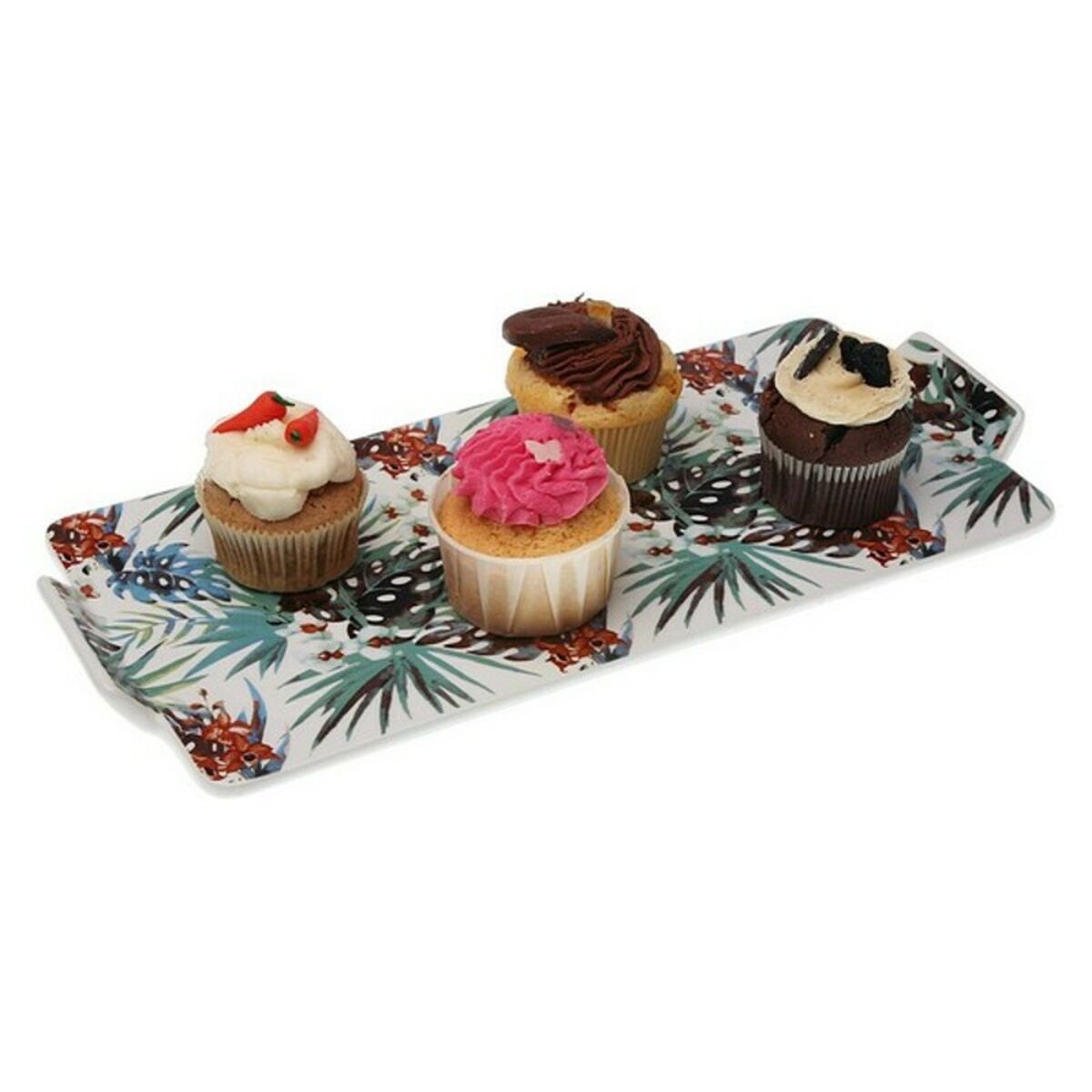 Bricka Versa Tropical Porslin (16,3 x 2,5 x 36,5 cm) - 4