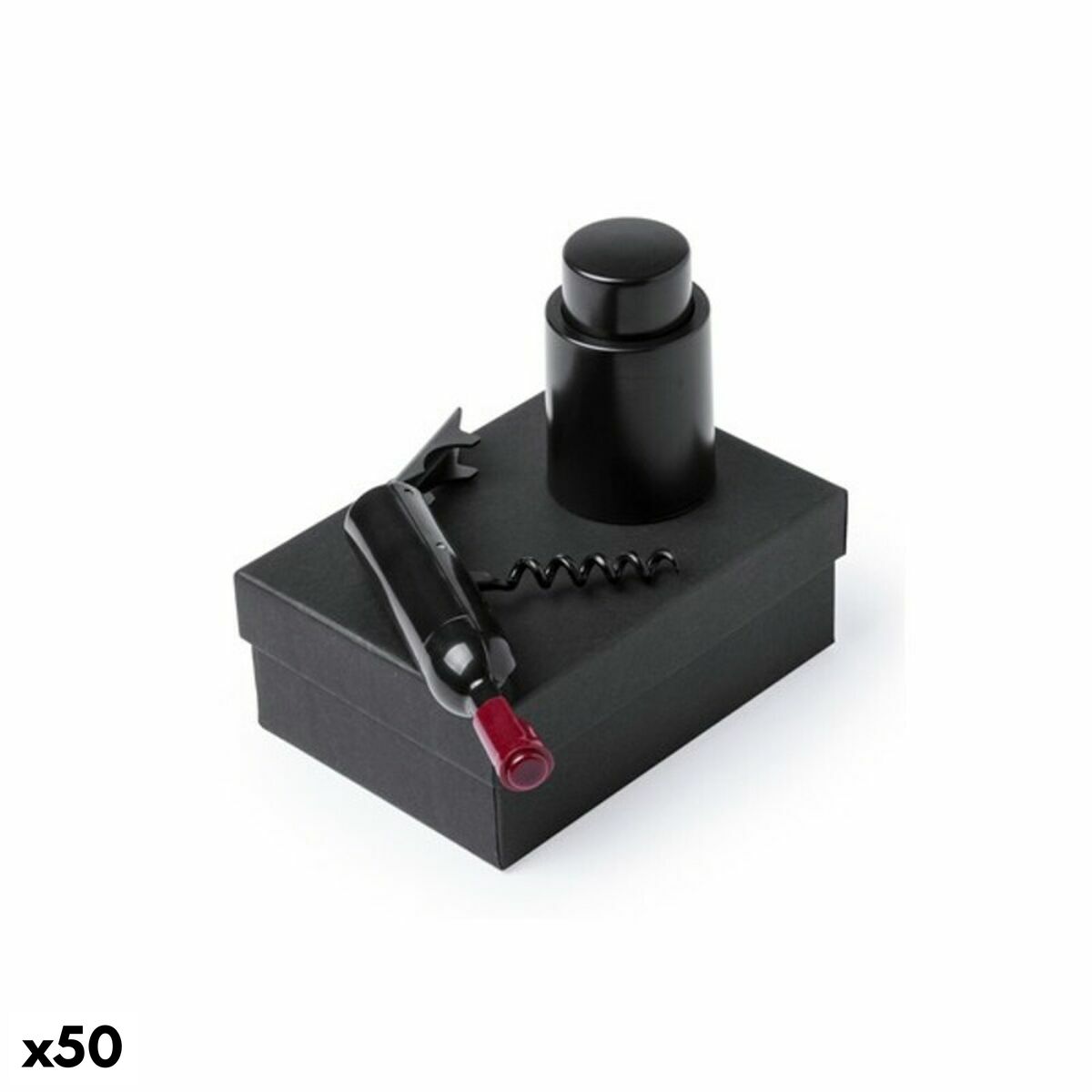 Set med Vintillbehör 146101 (50 antal), Färg: Svart