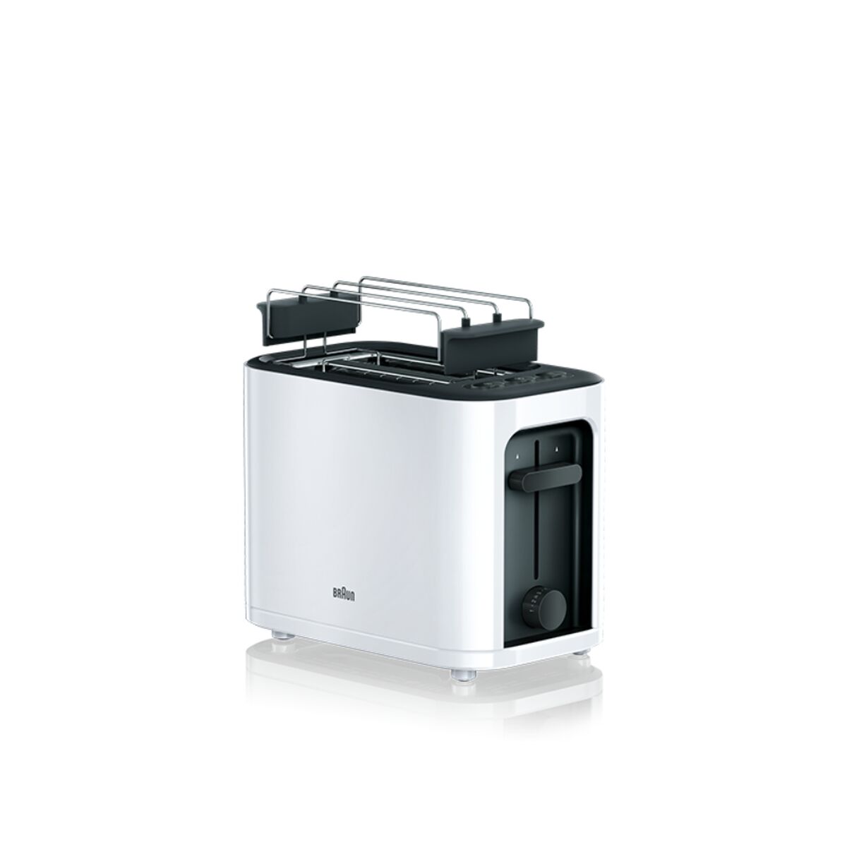 Brödrost Braun HT3000WH Svart Vit 1000 W