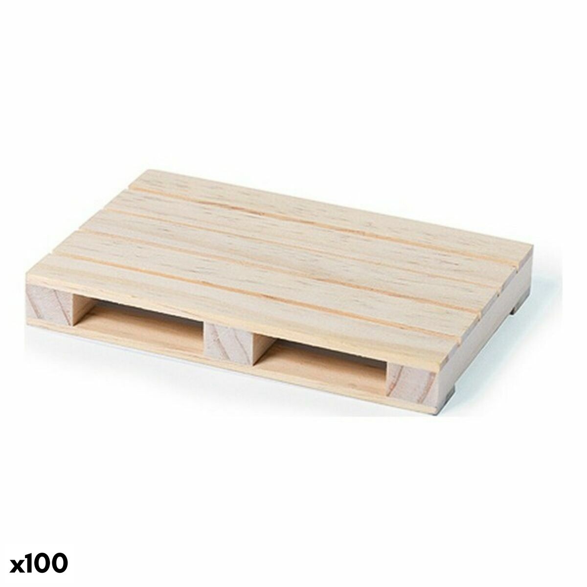 Glasunderlägg Palett 146275 (100 antal), Färg: Naturlig