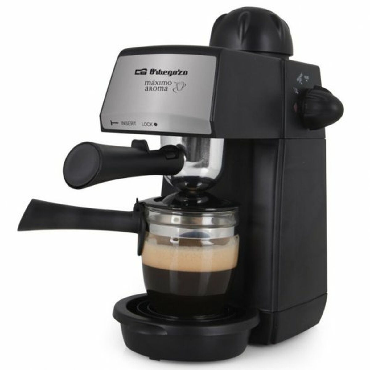 Manuell Espressobryggare Orbegozo EXP4600 Svart