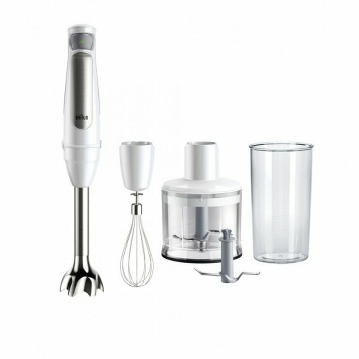 Multifunktionell handmixer med tillbehör Braun MQ7035IWH Vit 1000 W