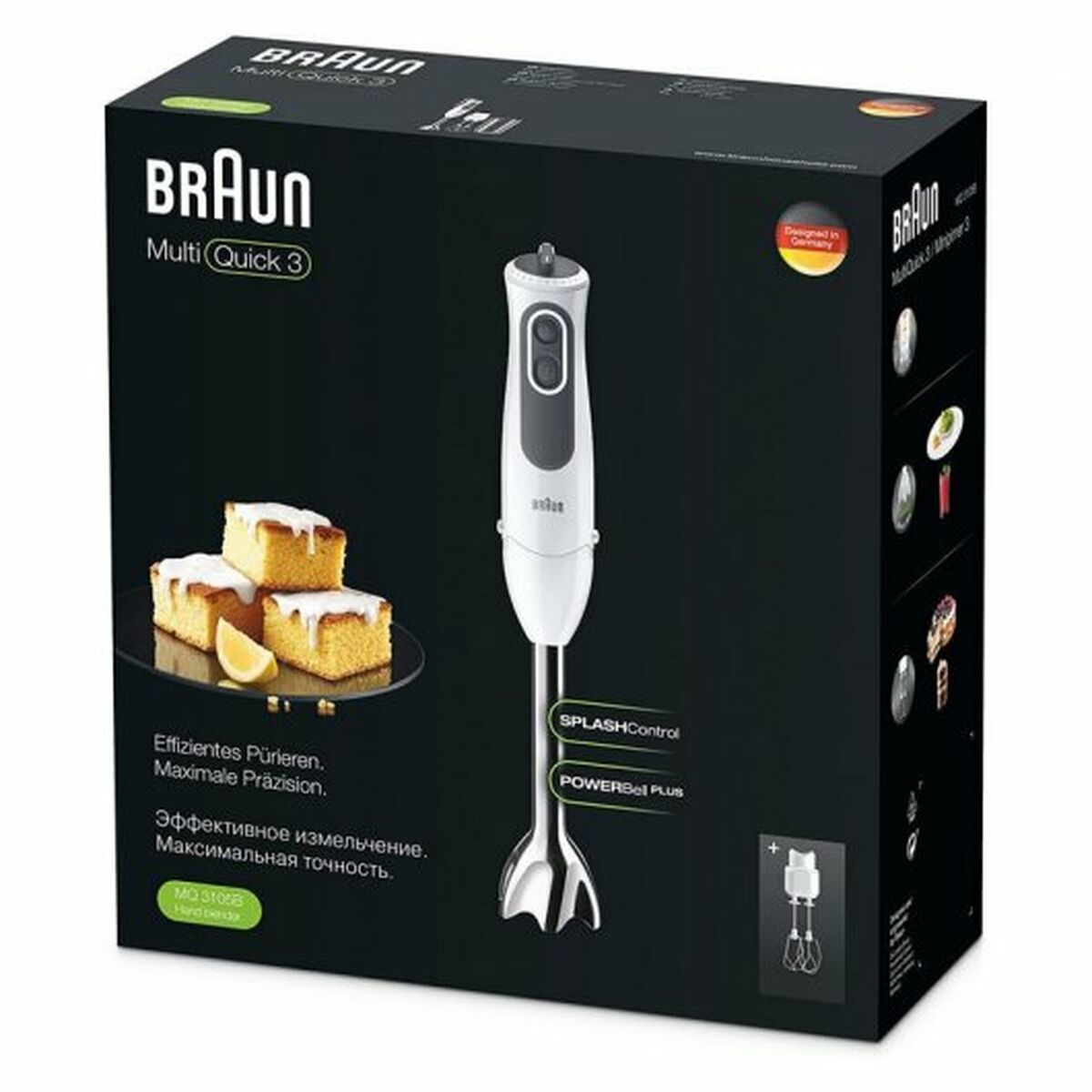 Stavmixer Braun MultiQuick 3V MQ3105B Vit 750 W - 2