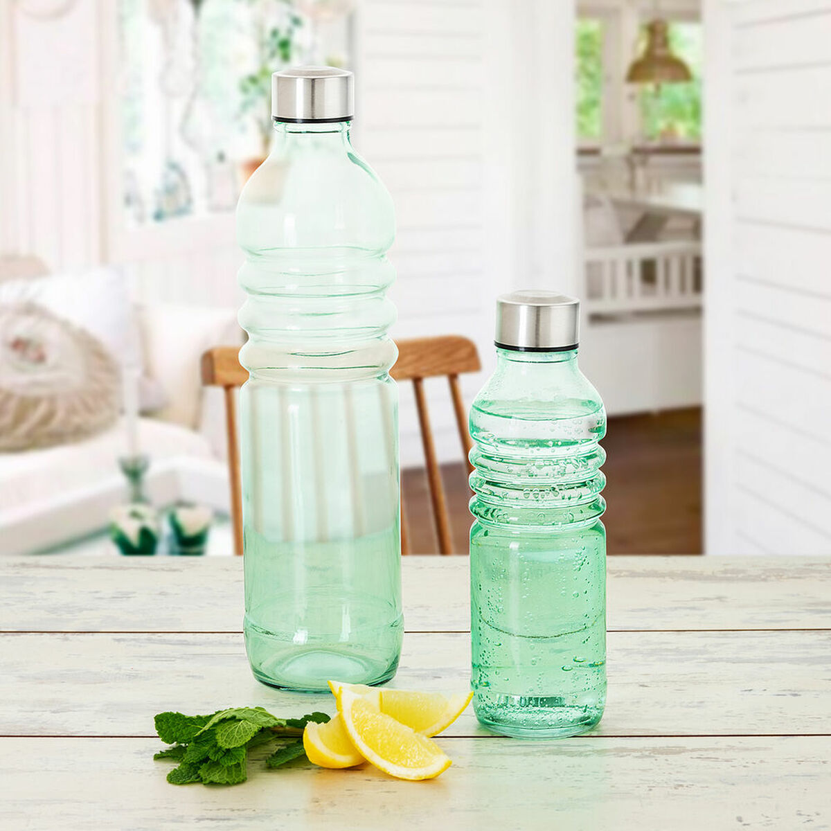 Flaska Quid Fresh Med relief Multicolour Glas (500 ml) - 4