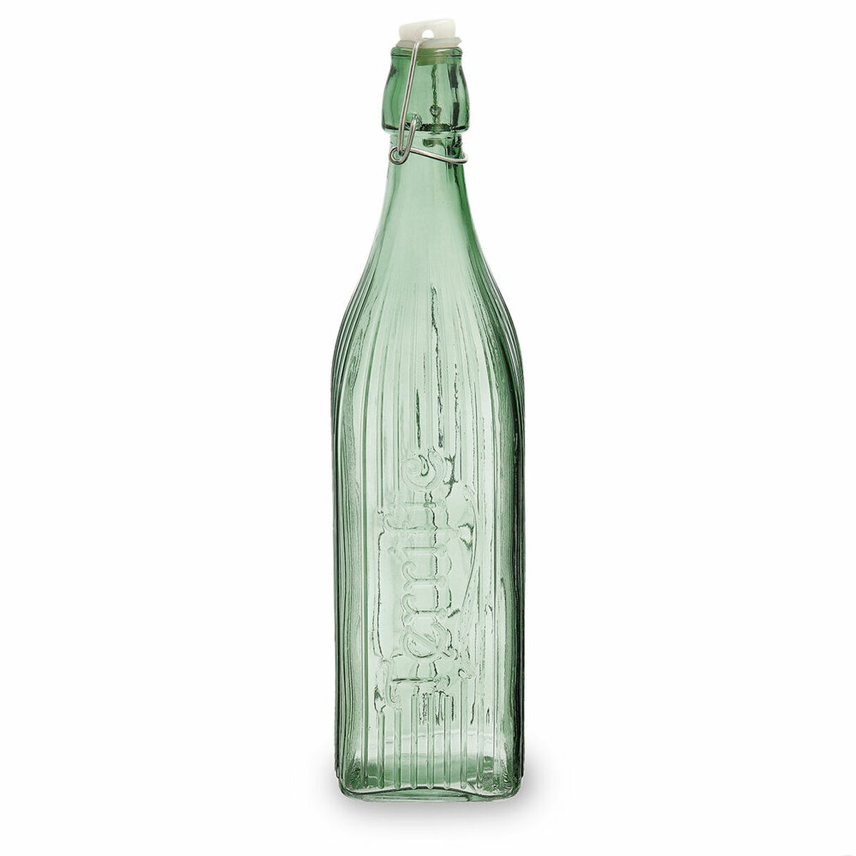 Flaska Quid Viba 1 L Grön Glas - 3