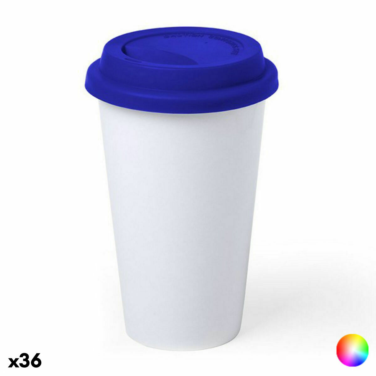 Glas med lock 146288 400 ml (36 antal), Färg: Ljusgrön
